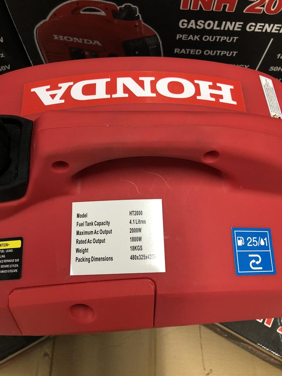 Генератор інверторний Honda INH2000 2.0 гарантія! генератор 2023 якість!