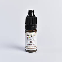 Пігмент для татуажу брів Magic Cosmetic Dark Chocolate #308, 10 мл