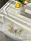 Вишита Великодня скатертина 100x100 см. Limaso, фото 5