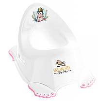 Горщик Tega Wild & Free Unicorn DZ-001 нековзна 103 white-pink