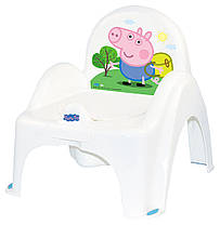 Горщик-стільчик Tega Peppa Pig PO-068 with music 103-N white-blue