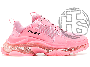 Жіночі кросівки Balenciaga Triple S Clear Sole Pink 544351W2FG15059 розмір 40