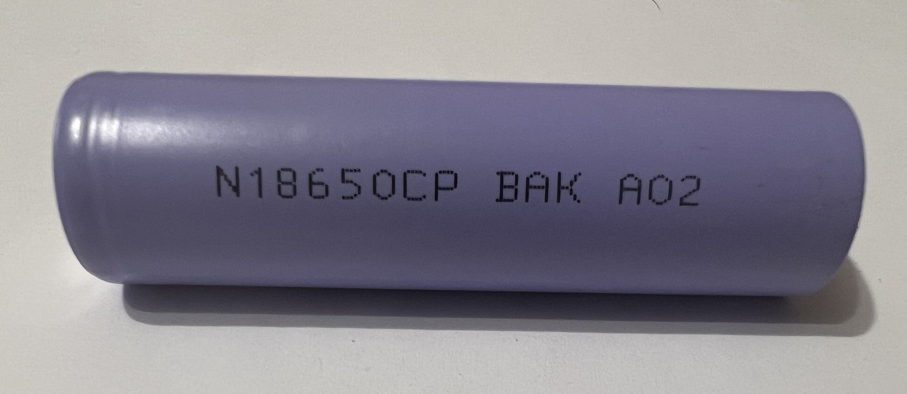 Акумулятор BAK N18650CP Li-Ion 3.6 V 3350 мА·год