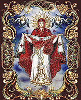 Набор алмазной вышивки икона "Покрова Пресвятой Богородицы"