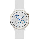 Розумний годинник Lemfo E23 з вбудованим мікрофоном (Білий), фото 3