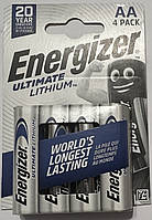 Батарейки AA Energizer Ultimate Lithium L91 FR6