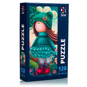 Puzzle «Little doll with a horse» DT100-03
