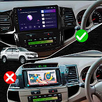 Al Штатная магнитола для Toyota Fortuner 1 2005-2015 экран 9" 2/32Gb CarPlay 4G Wi-Fi GPS Prime Android