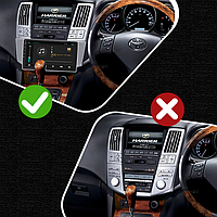 Al Штатная магнитола для Toyota Harrier 2 (XU30) 2003-2013 экран 9" 2/32Gb 4G Wi-Fi GPS Top Android