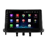 Al Штатна магнітола для Renault Fluence 1 2009-2013 екран 9" 4/32 Gb 4G Wi-Fi GPS Top Android, фото 3