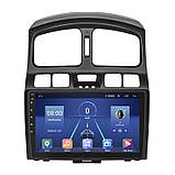 Al Штатна магнітола для Hyundai Santa Fe 1 2000-2012 екран 9" 4/64Gb 4G Wi-Fi GPS Top Хюндай Android, фото 2