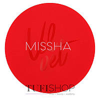 Тональный кушон для лица MISSHA с матовым финишем Velvet Finish Cushion SPF50+/PA+++ №21 15 мл (452558)