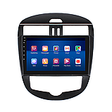 Al Штатна магнітола для Nissan Pulsar 6 (C13) 2014-2018 екран 10" 4/64Gb 4G Wi-Fi GPS Top Android, фото 3