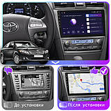 Al Штатна магнітола для Toyota Camry 6 (XV40) Рестайлінг 2009-2011 екран 10" 4/64Gb CarPlay 4G Wi-Fi GPS Prime Android, фото 2