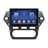 Al Штатна магнітола для Ford Mondeo 4 Рестайлінг 2010-2014 екран 10" 4/32 Gb 4G Wi-Fi GPS Top Android, фото 2