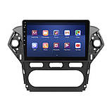 Al Штатна магнітола для Ford Mondeo 4 Рестайлінг 2010-2014 екран 10" 4/32 Gb 4G Wi-Fi GPS Top Android, фото 3