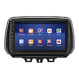 Al Штатна магнітола для Hyundai Tucson 3 Рестайлінг 2018-2021 екран 10" 2/32Gb 4G Wi-Fi GPS Top Хюндай Android, фото 2