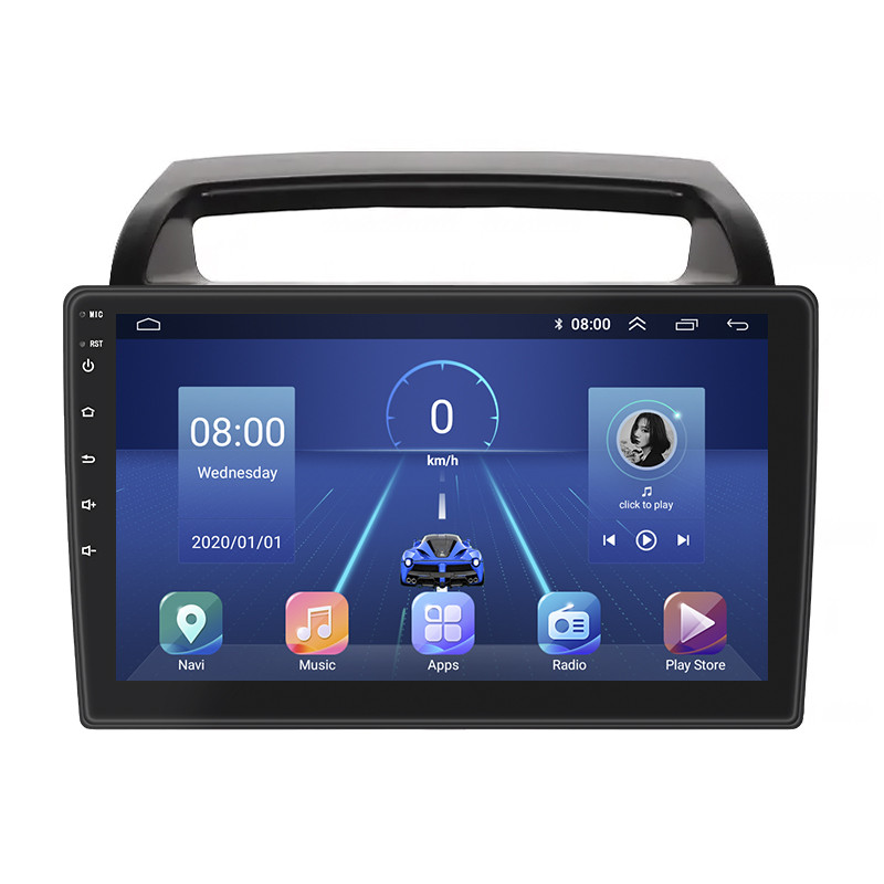 Al Штатна магнітола для Kia Carnival 2 2006-2014 екран 9" 4/64Gb 4G Wi-Fi GPS Top Android, фото 1