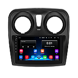 Al Штатна магнітола для Renault Dokker 1 2012-н.в. екран 9" 4/64Gb 4G Wi-Fi GPS Top Android, фото 2