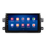 Al Штатна магнітола для Fiat Sedici 2005-2014 екран 9" 4/64Gb 4G Wi-Fi GPS Top Android, фото 3