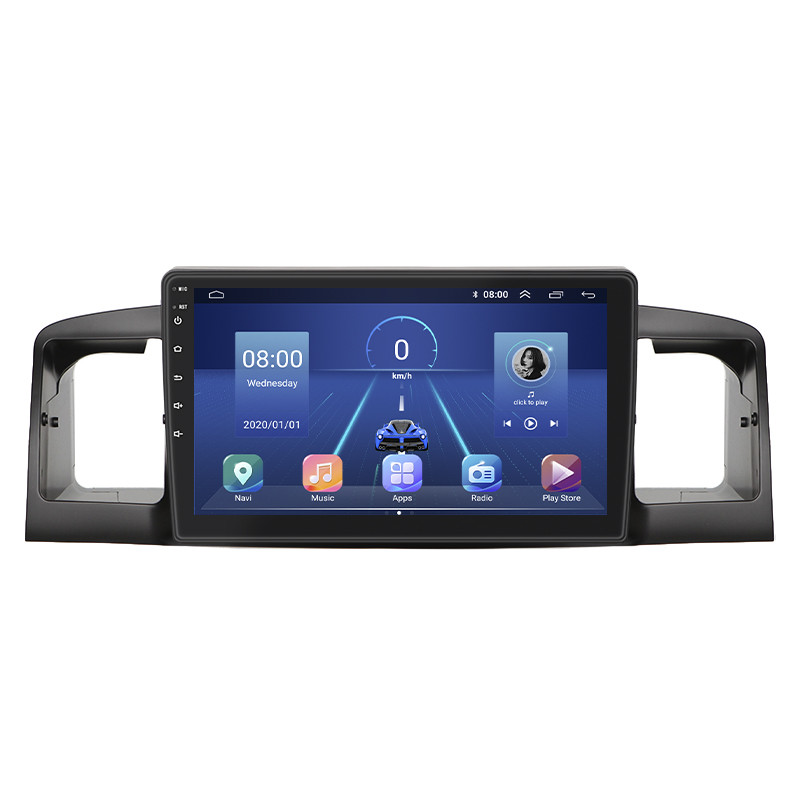 Al Штатна магнітола для BYD F3 1 2005-2013 екран 9" 4/32 Gb 4G Wi-Fi GPS Top Android, фото 1