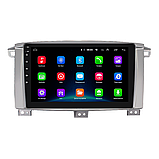 Al Штатна магнітола для Toyota Land Cruiser 100 Series Рестайлінг 1 2002-2005 екран 9" 4/64Gb 4G Wi-Fi GPS Top Android, фото 3