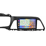 Al Штатна магнітола для Hyundai Sonata 7 (LF) 2014-2017 екран 9" 4/64Gb CarPlay 4G Wi-Fi GPS Prime Android, фото 2