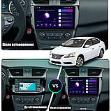 Al Штатна магнітола для Nissan Sentra 7 (B17) Рестайлінг 2015-2019 екран 10" 2/32Gb CarPlay 4G Wi-Fi GPS, фото 2