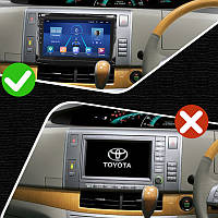 Al Штатная магнитола для Toyota Estima 3 2006-2008 экран 9" 4/64Gb 4G Wi-Fi GPS Top Android