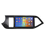 Al Штатна магнітола для Kia Picanto 2 Рестайлінг 2015-2017 екран 9" 2/32 Gb CarPlay 4G Wi-Fi GPS Prime Android, фото 3