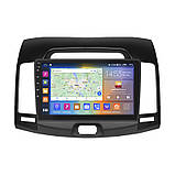 Al Штатна автомагнітола в машину для Hyundai Avante 4 2006-2010 екран 9" 2/32Gb CarPlay 4G Wi-Fi GPS Prime Хюндай, фото 2