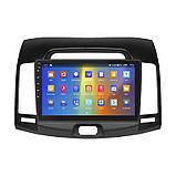 Al Штатна автомагнітола в машину для Hyundai Avante 4 2006-2010 екран 9" 2/32Gb CarPlay 4G Wi-Fi GPS Prime Хюндай, фото 3