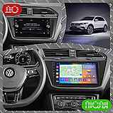 Al Штатна магнітола для Volkswagen Tiguan 2 2016-2020 екран 10" 4/64Gb CarPlay 4G Wi-Fi GPS Prime Android, фото 2
