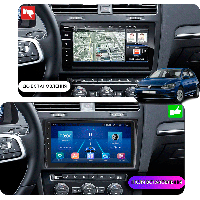 Al Штатная магнитола для Volkswagen Golf 7 Рестайлинг 2017-н.в. экран 9" 2/32Gb 4G Wi-Fi GPS Top Android