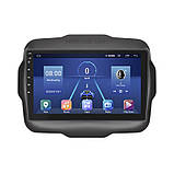 Al Штатна магнітола для Jeep Renegade 1 2014-2019 екран 9" 4/64Gb 4G Wi-Fi GPS Top Android, фото 2