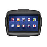 Al Штатна магнітола для Jeep Renegade 1 2014-2019 екран 9" 4/64Gb 4G Wi-Fi GPS Top Android, фото 3