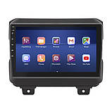 Al Штатна магнітола для Jeep Wrangler 4 (JL) 2017-н.в. екран 9" 2/32Gb 4G Wi-Fi GPS Top Android, фото 3