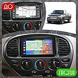 Al Штатна магнітола для Toyota Tundra 1 Рестайлінг 2002-2006 екран 9" 4/64Gb CarPlay 4G Wi-Fi GPS Prime Android, фото 2