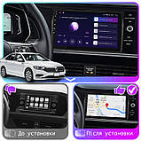 Al Штатна магнітола для Volkswagen Jetta 7 2018-н.в. екран 9" 4/64Gb CarPlay 4G Wi-Fi GPS Prime Android, фото 2