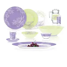 Сервіз LUMINARC AMB Fleur Blush Purple Green 46 предметів