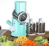 Овочерізка Kitchen Master Мультислайсер Кітчен Майстер. Тертка для овочів і фруктів, фото 3