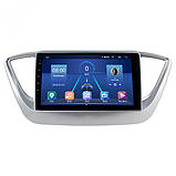 Al Штатна магнітола для Hyundai Solaris 2 2017-2020 екран 9" 2/32Gb 4G Wi-Fi GPS Top Android, фото 2