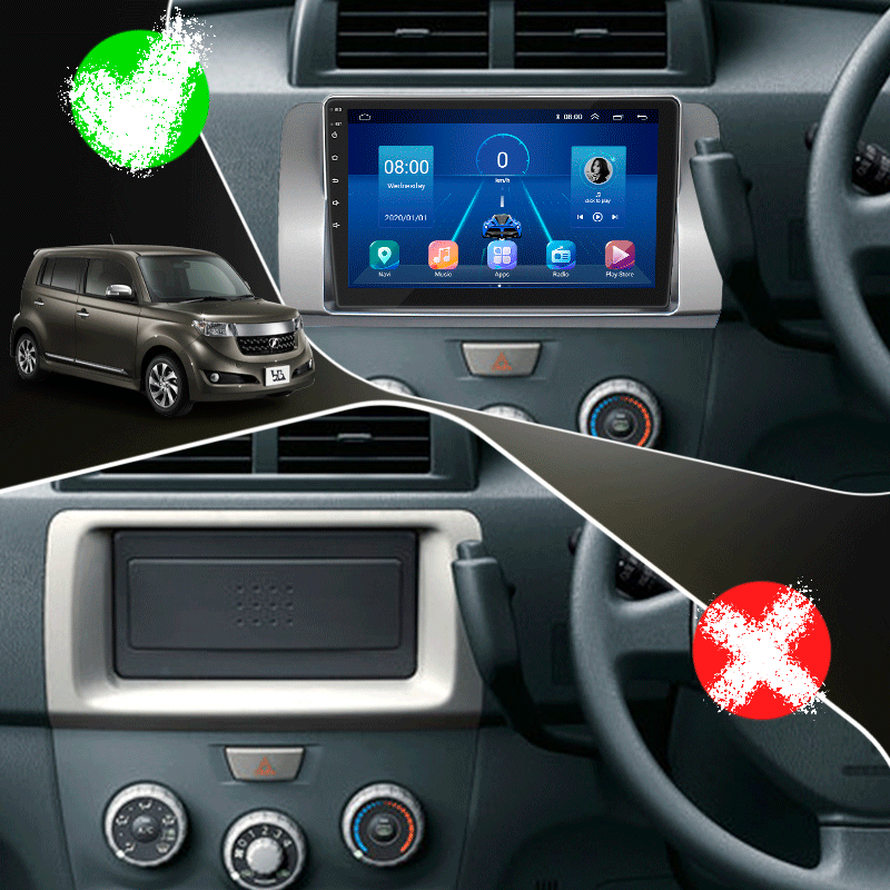 Al Штатна магнітола для Toyota bB 2 Рестайлінг 2008-2016 екран 9" 4/32 Gb 4G Wi-Fi GPS Top Android, фото 1