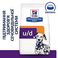 Hill`s Prescription Diet Canine u/d сухой корм для собак уход за мочевыделительной системой 4 кг