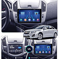 Al Штатная магнитола для Chevrolet Cruze 1 Рестайлинг 2012-2016 экран 9" 2/32Gb 4G Wi-Fi GPS Top Android