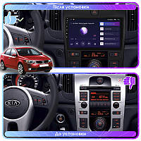 Al Штатная магнитола для Kia Cerato 2 2008-2013 экран 9" 2/32Gb CarPlay 4G Wi-Fi GPS Prime Android