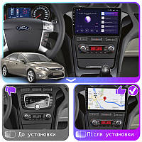 Al Штатная автомагнитола в машину  для Ford Mondeo 4 Рестайлинг 2010-2014 экран 10" 2/32Gb Wi-Fi GPS Base