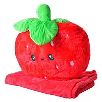 Мяка іграшка-плед A-Toys MP01 Strawberry іграшка 40 см плед 80*120 см