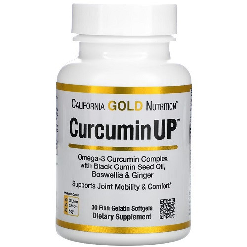 Куркумін California Gold Nutrition Curcumin UP (30 капсул.), фото 1