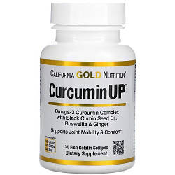 Куркумін California Gold Nutrition Curcumin UP (30 капсул.)